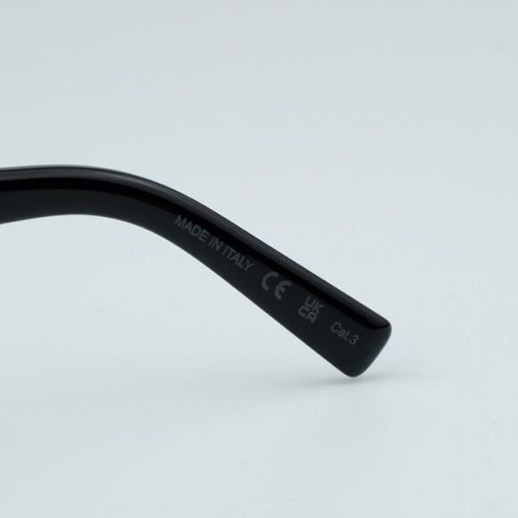 NEW Saint Laurent SLM130 002 Black Gray Gradient Rectangle Unisex Sunglasses - Picture 10 of 14